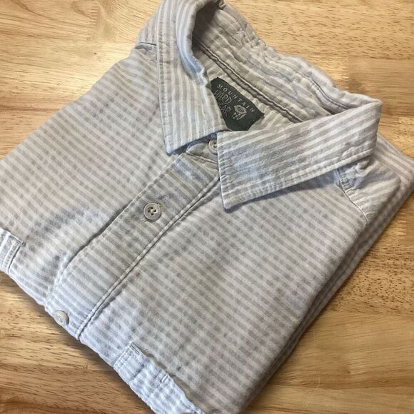EUC Mens Mountain Hardwear Cotton‎ Button Up - Large - Picture 1 of 8